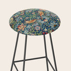 William Morris  Strawberry Thief Special edition 2023 restored with artificial intelligence Stool Gallery Image 2