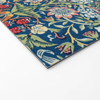 William Morris  Strawberry Thief Special edition 2023 restored with artificial intelligence Welcome Mat Gallery Image 2