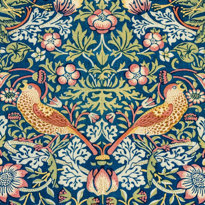 William Morris  Strawberry Thief Special edition 2023 restored with artificial intelligence Coffee Mug Gallery Image 2