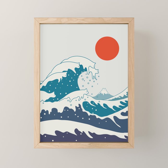 Cat Landscape 34 Mini Art Print Gallery Image 1