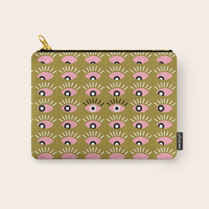 Moss green looking for you Carry All Pouch Gallery Image 1