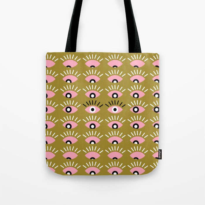 Moss green looking for you Tote Bag Gallery Image 1