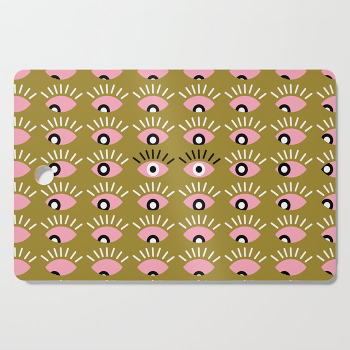 Moss green looking for you Cutting Board Gallery Image 1