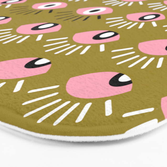 Moss green looking for you Bath Mat Gallery Image 3