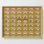Moss green looking for you Serving Tray Gallery Image 1