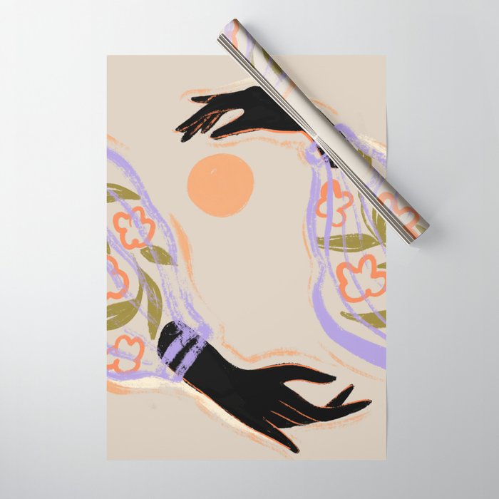 Embrace the Sun Wrapping Paper Gallery Image 1