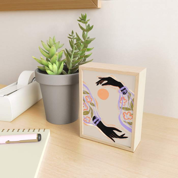 Embrace the Sun Mini Art Print Gallery Image 2