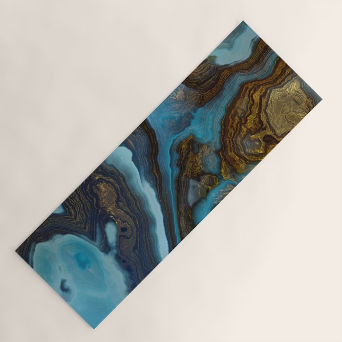 Blue Agate Yoga Mat Gallery Image 1