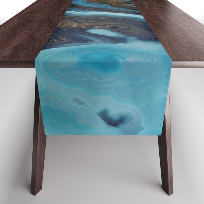 Blue Agate Table Runner Gallery Image 1