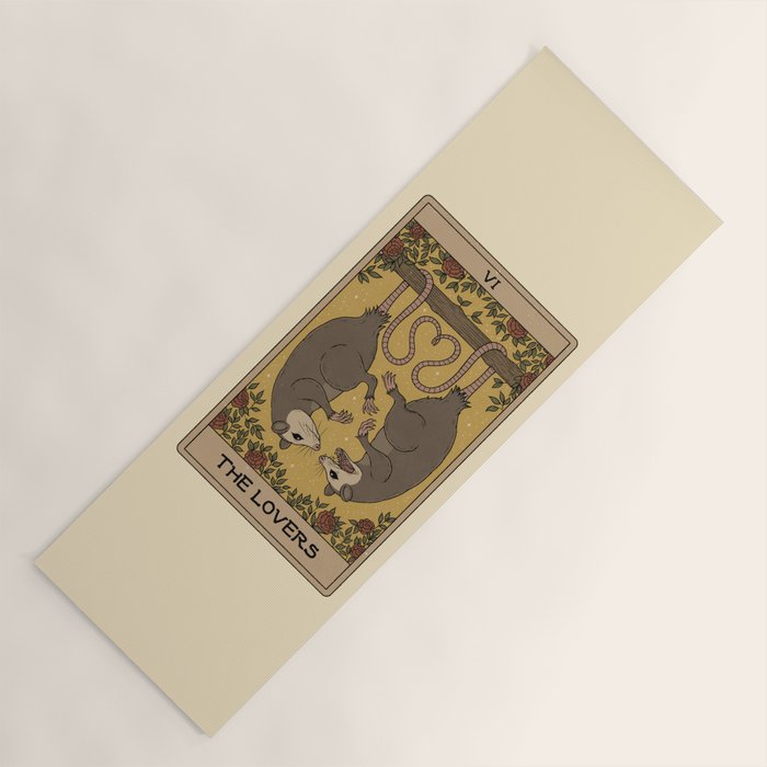 The Lovers - Possum Tarot Yoga Mat Gallery Image 1