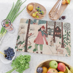 Woman year of the rabbit winter Cutting Board Gallery Image 2