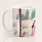 Woman year of the rabbit winter Coffee Mug Gallery Image 3
