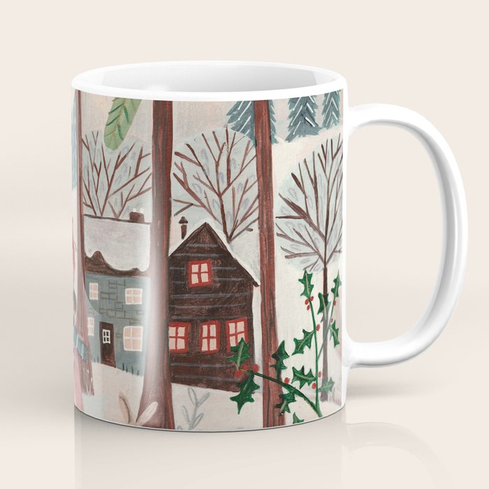Woman year of the rabbit winter Coffee Mug Gallery Image 1