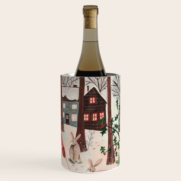 Woman year of the rabbit winter Wine Chiller Gallery Image 3
