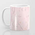 Breasts in Millennial Pink Coffee Mug Gallery Image 3