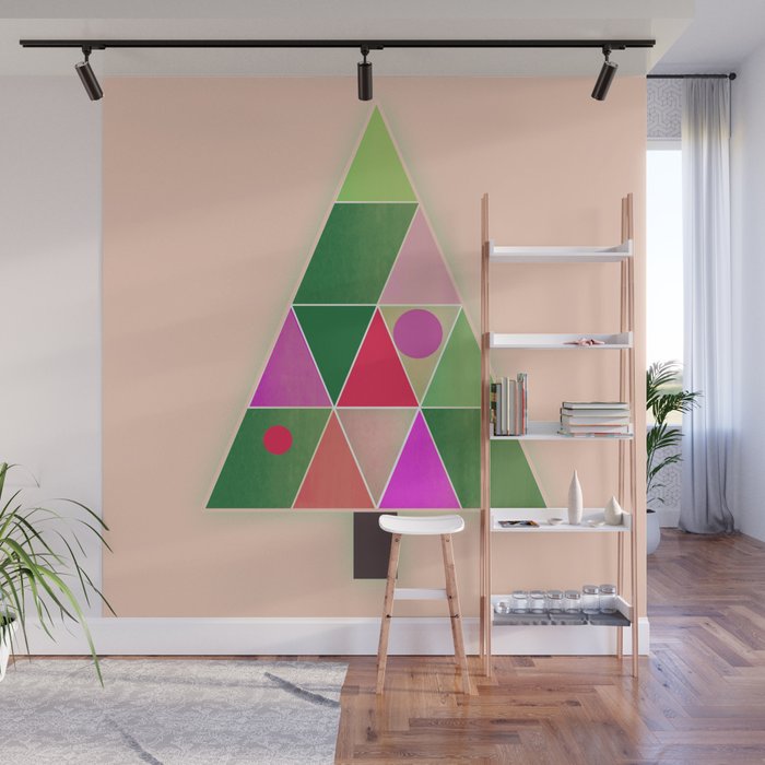 Tannenbaum Christmas Tree Wall Mural Gallery Image 1