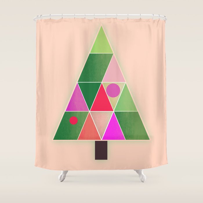 Tannenbaum Christmas Tree Shower Curtain Gallery Image 1