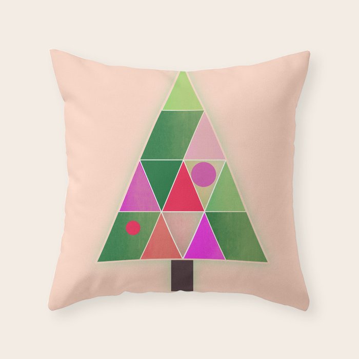 Tannenbaum Christmas Tree Throw Pillow Gallery Image 1