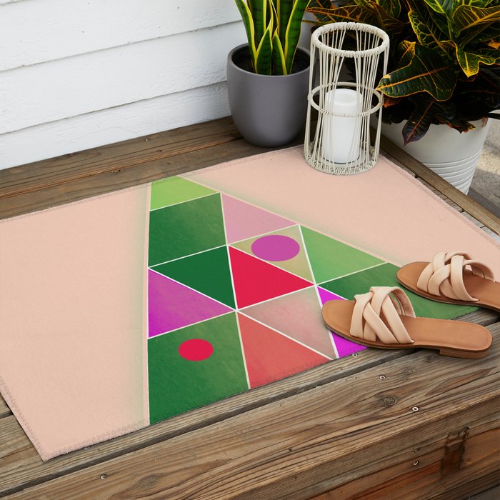 Tannenbaum Christmas Tree Outdoor Rug Gallery Image 2