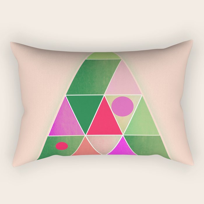 Tannenbaum Christmas Tree Rectangular Pillow Gallery Image 2