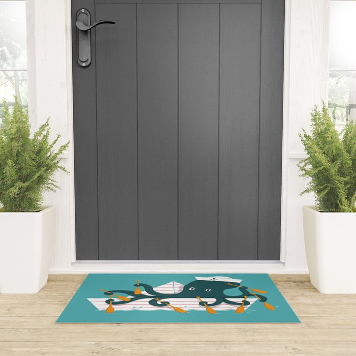 Sailor Octopus Welcome Mat Gallery Image 3