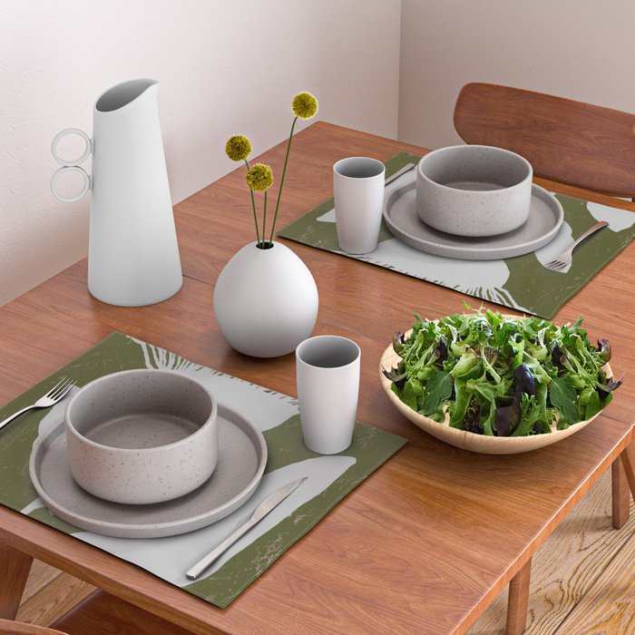 Flower mask Placemat Gallery Image 2