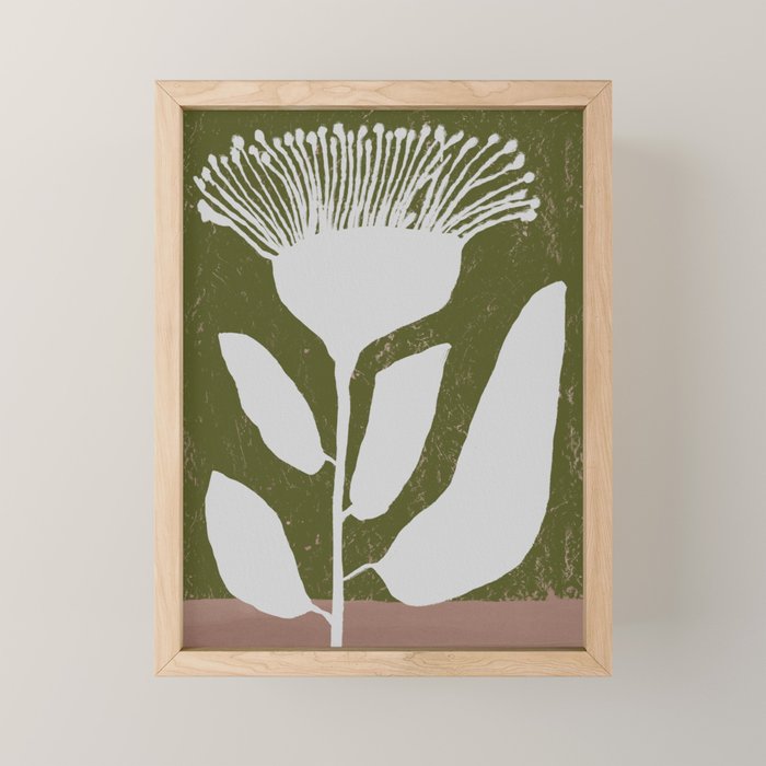 Flower mask Mini Art Print Gallery Image 1