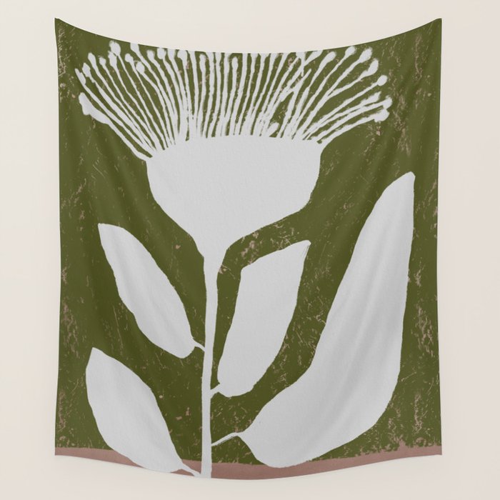 Flower mask Wall Tapestry Gallery Image 4