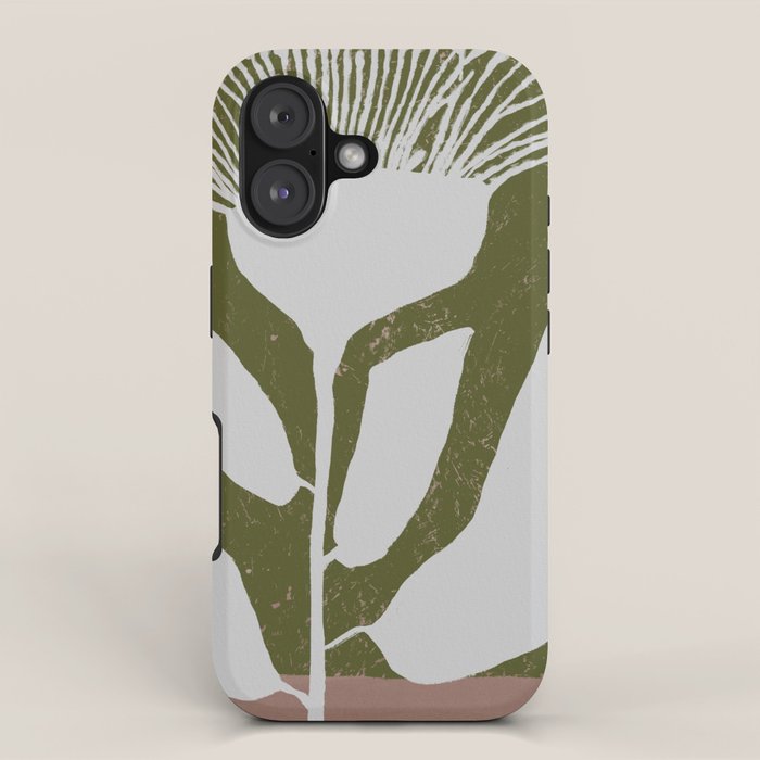 Flower mask iPhone Case Gallery Image 1