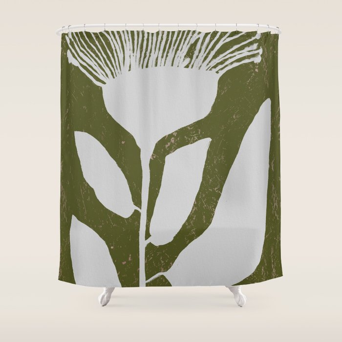 Flower mask Shower Curtain Gallery Image 1