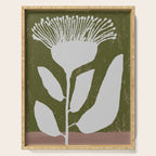 Flower mask Serving Tray Gallery Image 1