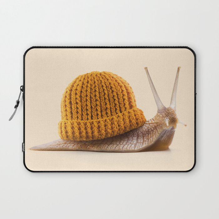 WINTER SNAIL Laptop Sleeve Gallery Image 1
