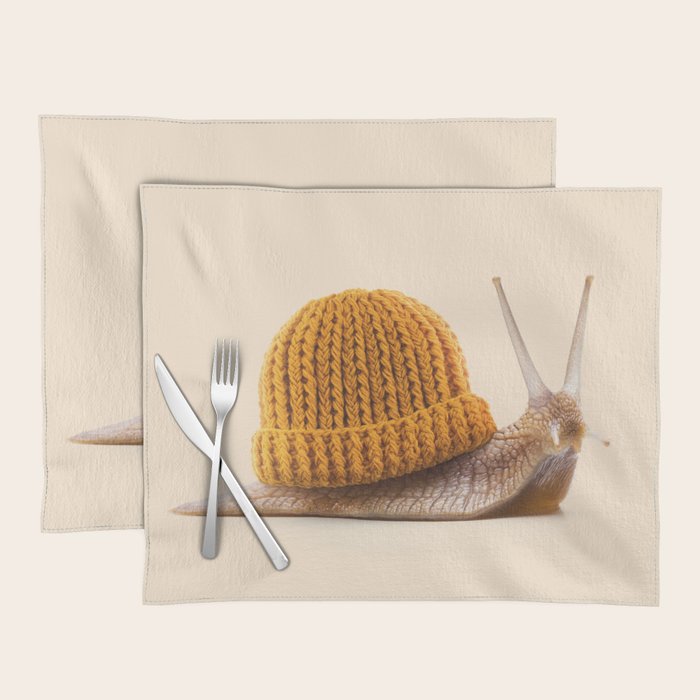 WINTER SNAIL Placemat Gallery Image 1