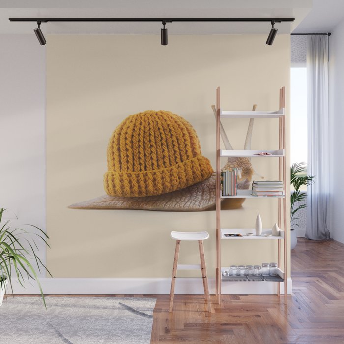 WINTER SNAIL Wall Mural Gallery Image 1