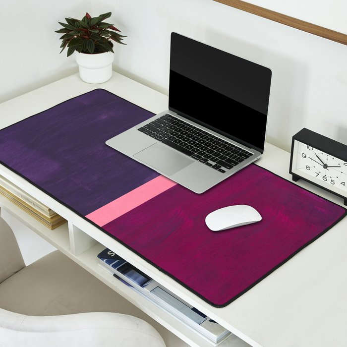 Pink Mauve  Desk Mat Gallery Image 2