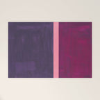 Pink Mauve  Welcome Mat Gallery Image 1