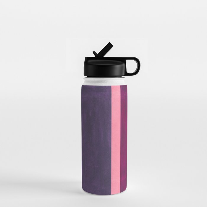 Pink Mauve  Water Bottle Gallery Image 1