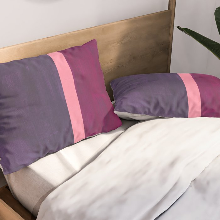 Pink Mauve  Pillow Sham Gallery Image 2