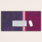 Pink Mauve  Desk Mat Gallery Image 1