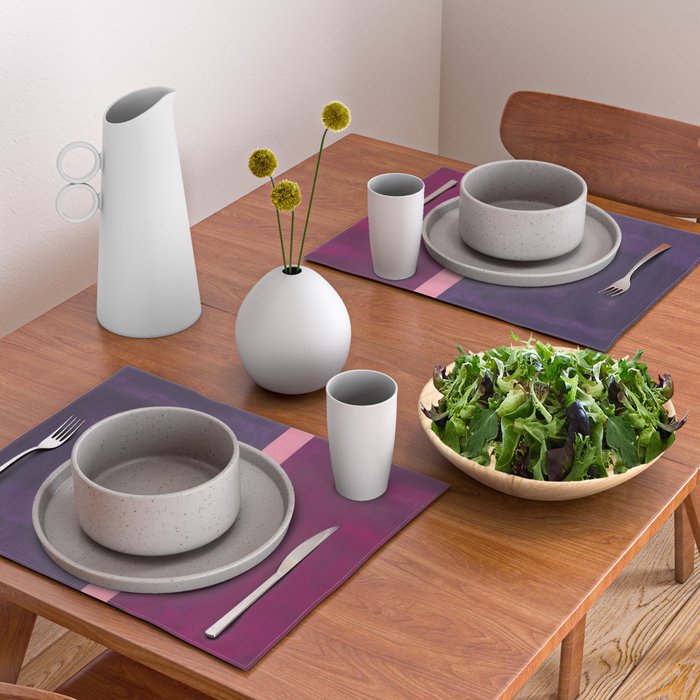 Pink Mauve  Placemat Gallery Image 2