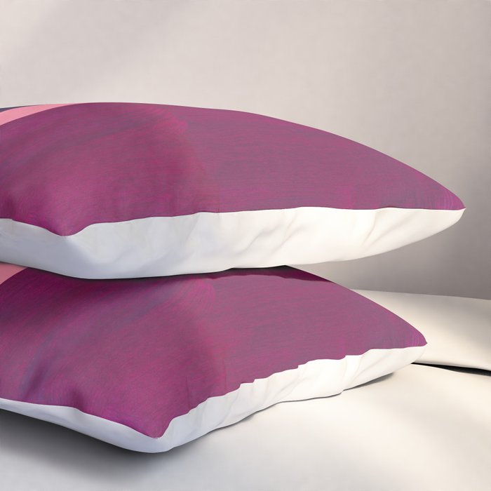 Pink Mauve  Pillow Sham Gallery Image 3