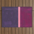 Pink Mauve  Outdoor Rug Gallery Image 1