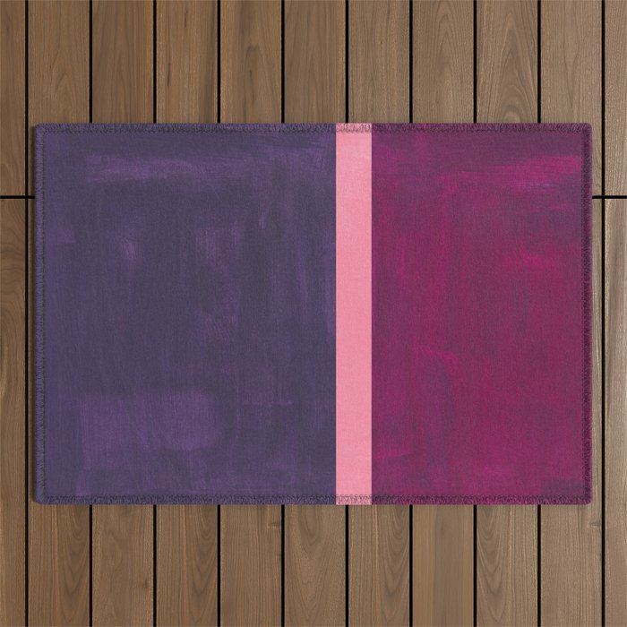 Pink Mauve  Outdoor Rug Gallery Image 1