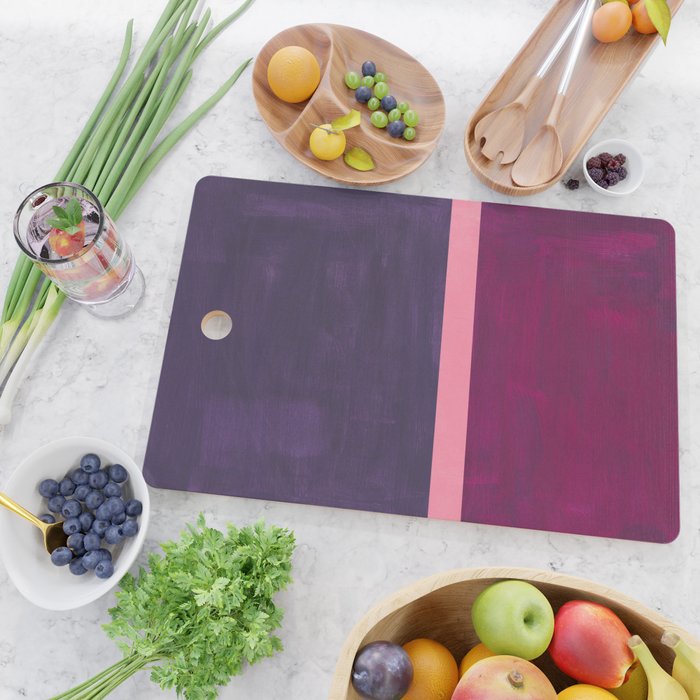 Pink Mauve  Cutting Board Gallery Image 2