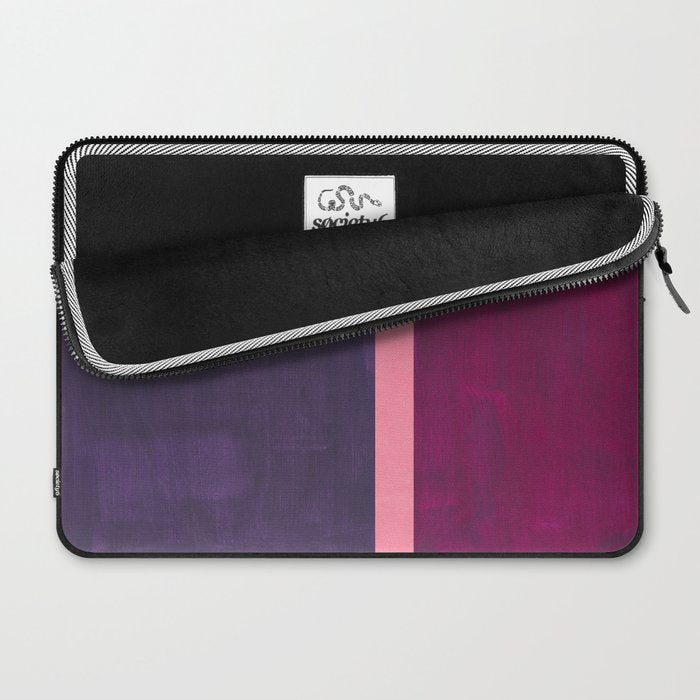 Pink Mauve  Laptop Sleeve Gallery Image 2
