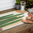 Abstract Cactus I Outdoor Rug Gallery Image 2