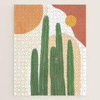 Abstract Cactus I Jigsaw Puzzle Gallery Image 1