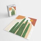 Abstract Cactus I Jigsaw Puzzle Gallery Image 2