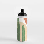 Abstract Cactus I Water Bottle Gallery Image 2