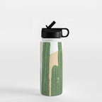 Abstract Cactus I Water Bottle Gallery Image 1
